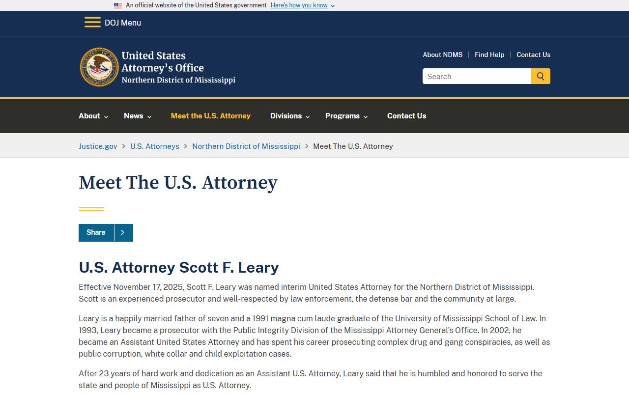 Monroe County federal court records and the Northern District U.S. Attorney profile
