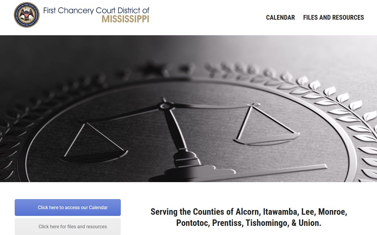 Monroe County probate records First Chancery Court District website